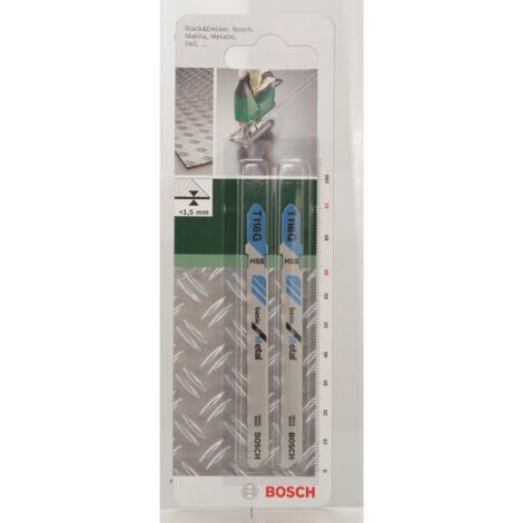 Bosch LAMA PER SEGHETTO ALTERNATIVO HSS. T 118 G. 74 MM.