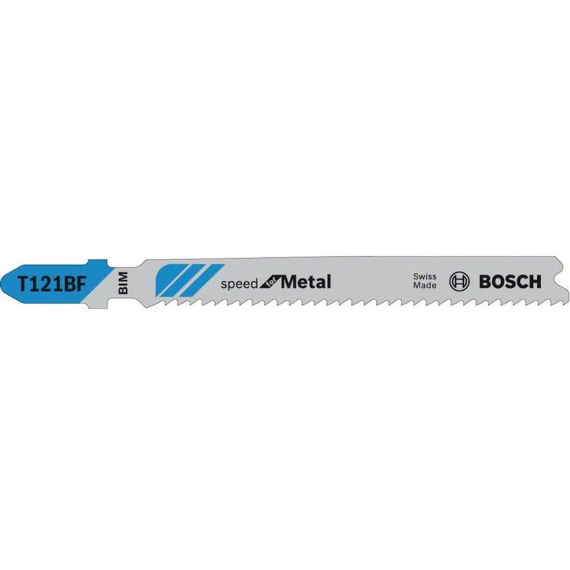 Image of Bosch - Stitch Sew Blade t 121 bf. Velocità per il metallo. 3-pack