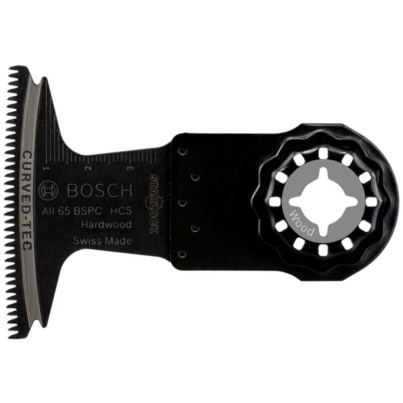 Professional 5x Lame per sega dede taglio a tuffo hcs aii 65 bspc (per legno duro, 40 x 65 mm, Accessori multiutensile) - Bosch