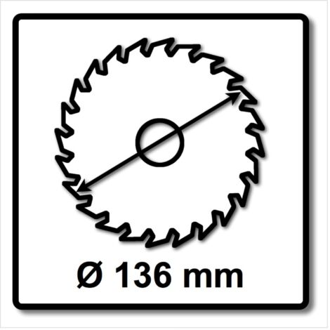 BOSCH Lame de scie circulaire Ø136mm Standard for Steel - 2608644225 - 136 mm - 1.6 mm - 20 mm - 30 dents