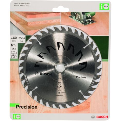 Lame De Scie Circulaire BGS 160 Mm, 36 Dents, Alésage 20 X 2,4 Mm - Neuve