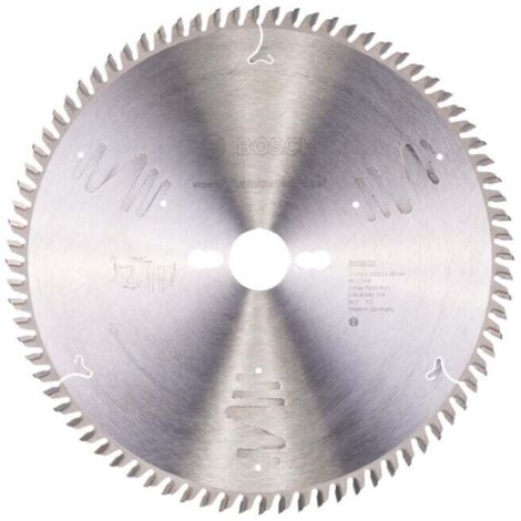 Bosch – Lame de scie circulaire 250 mm – Alésage 30 mm – 80 dents carbure pour panneaux stratifiés – Coupe nette et confortable