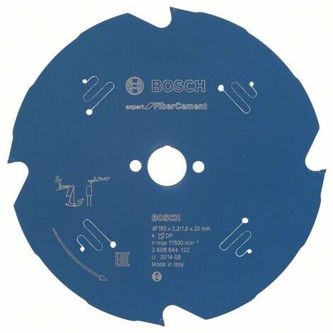 Bosch Lame de scie circulaire Expert for Fiber Cement 165 x 20 x 2,2 mm, 4