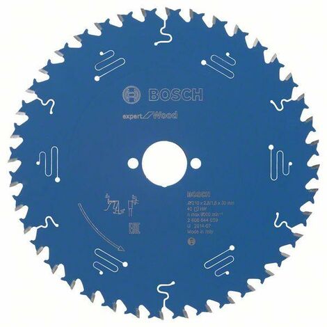 Bosch Lame de scie circulaire Expert for Wood, 210 x 30 x 2,8 mm, 40 - 2608644059