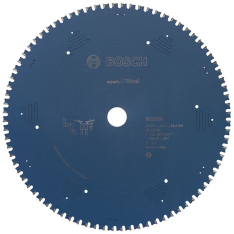 Bosch lame de scie circulaire Expert pour l'acier. 305 x 25,4 x 2,6 mm. 80