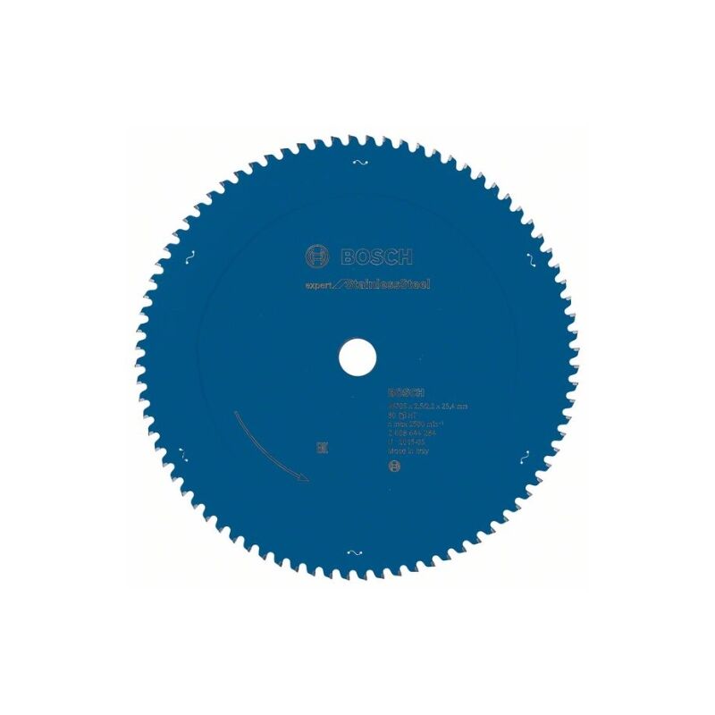 Bosch - 2608644284 - Lame de scie circulaire csb Expert InoxAcier : 305x25.4x80D