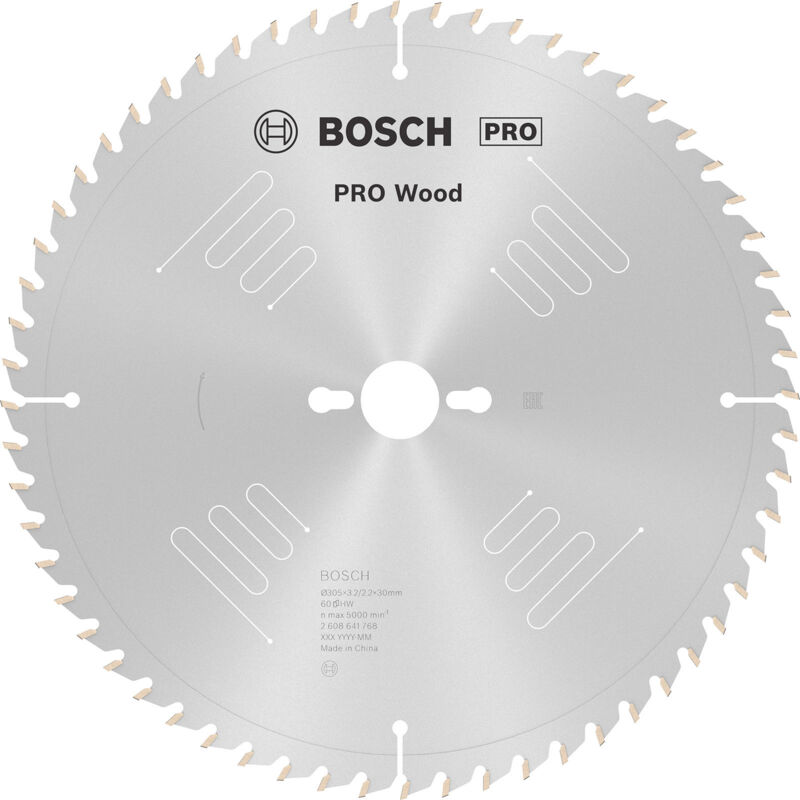 Bosch - Lame de scie circulaire pro Wood 305 x 3,2 x 30 mm - 2608641768