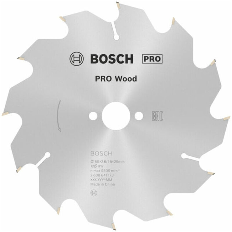 Lame de scie circulaire Optiline Wood 160 x 2016 x 2 6 mm 12 1pc - vue 2