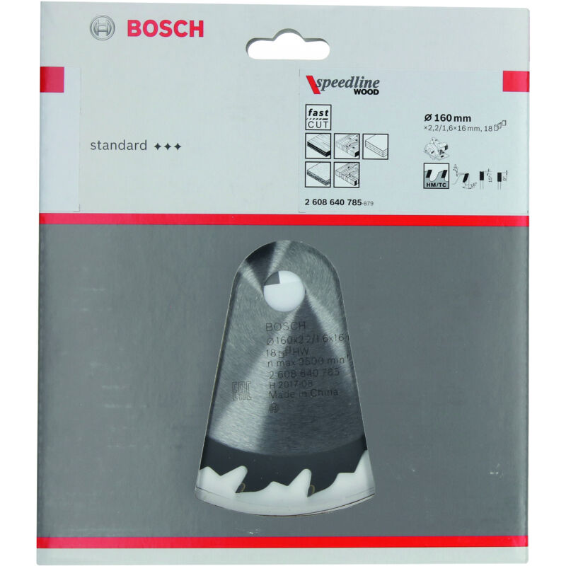 Bosch - Lame de scie circulaire se wo h 160x16-18 2608640785