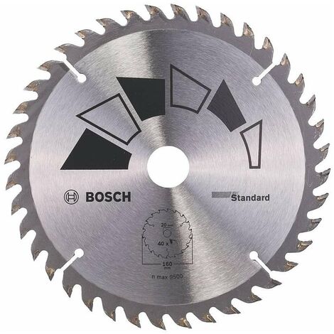 Bosch - Lame de scie circulaire Standard Ø 160 mm 40 dents
