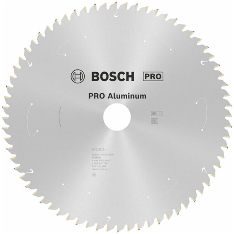 Bosch - Lame pro Aluminium cordless pour scies circulaires 250 x 2,4 x 30 mm - 2608837778