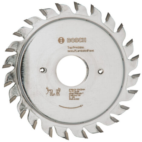 Bosch Lame de scie inciseuse Top Precision Best for Laminated Panel, 100 x 22 x 2,8 - 3,6 mm -2608642128