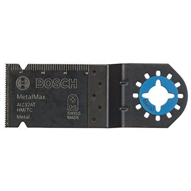 Lame plongeante outil oscillant - Utilisation : coupe métal - Reference fournisseur : aiz 32 at - Dimension : 32x40mm - Conditionnement : vrac Bosch
