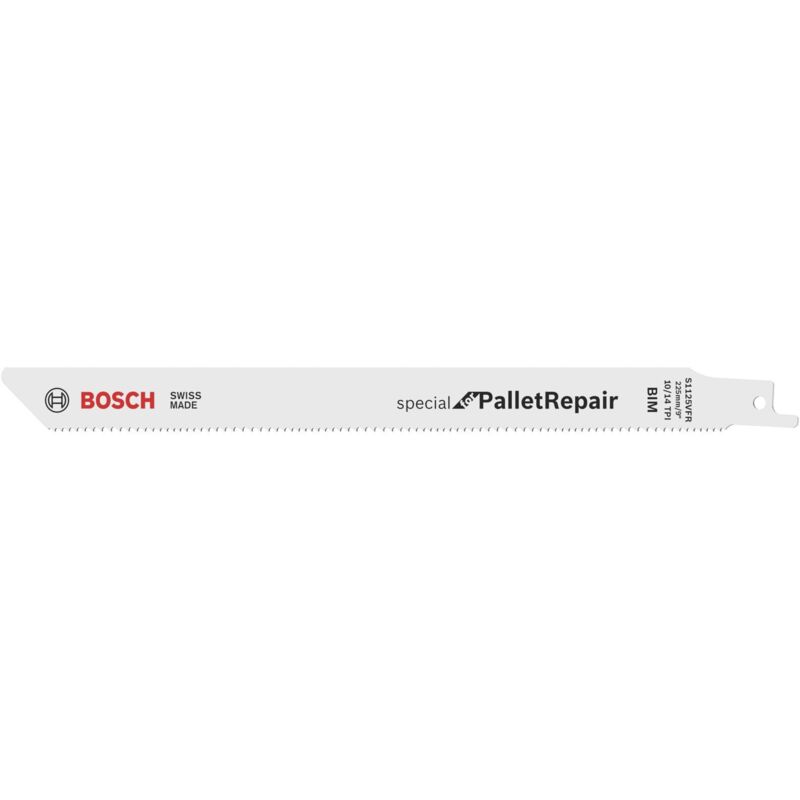 Bosch Accessories 2608658036 Lame de scie-sabre s 1125 vfr, Special for Pallet Repair, lot de 100 1 pc(s)
