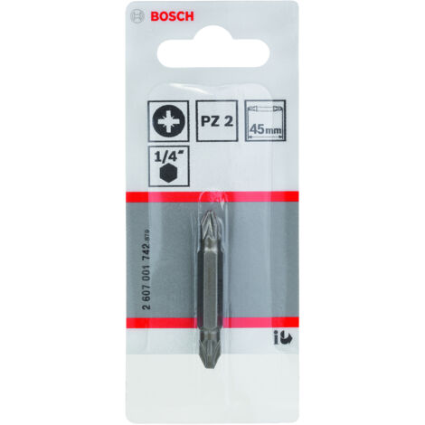 Bosch lame double PH2, PZ2, 45 mm -2607001743