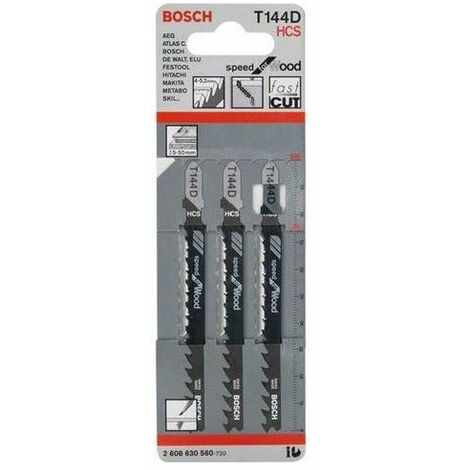 Bosch Lame Per Seghetto Alternativo Legno 5-50 Mm