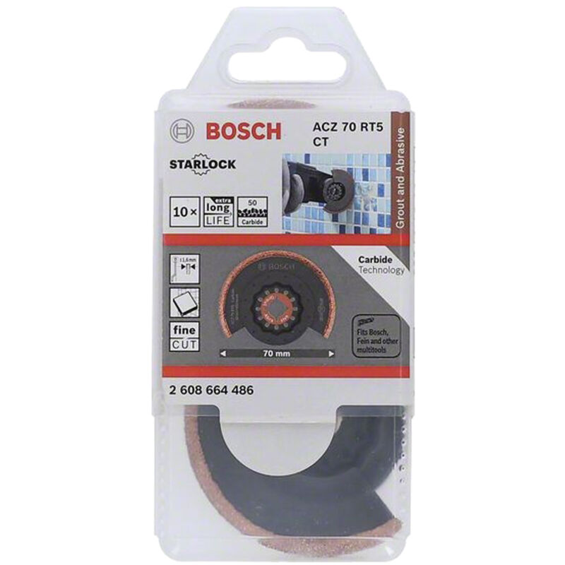 Bosch - rb - 10 pièces acz 70 RT5 70 mm