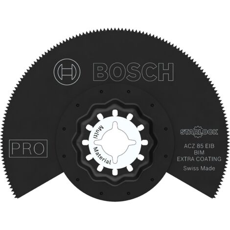 Bosch – Lame segmentée pour outil multifonction 85mm – Pour bois et métal – Denture fine avec revêtement TiN – 2608669086