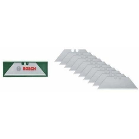 Bosch Lame trapezoidali, 10 pezzi (accessori per taglierine vari lavori di taglio acciaio SK5 custodia)