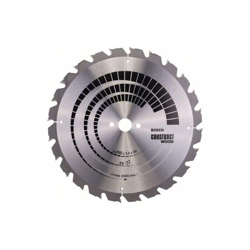 Bosch - 2 608 640 692 - de lame Construct Scie circulaire à bois (350 x 30 x 3,5 mm, 24)