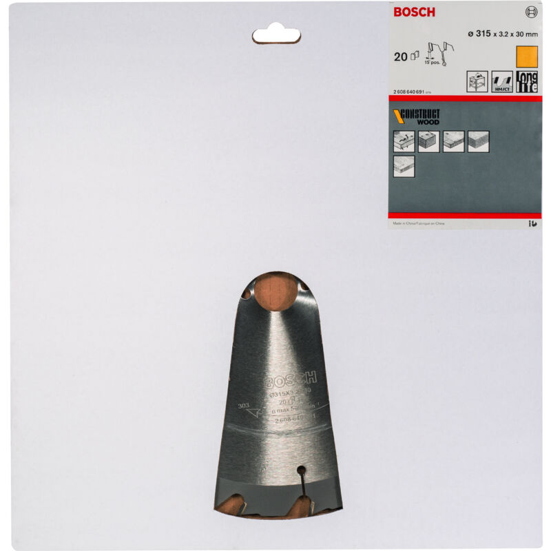 Bosch - cw wo s 315x30-20 Lame de scie circulaire 2608640691