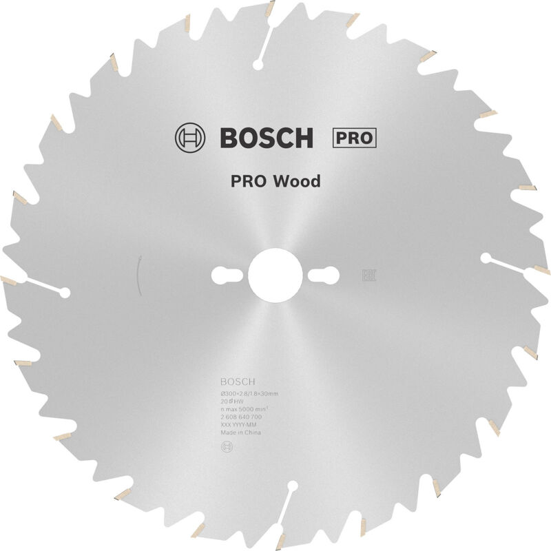 Bosch - Lame de scie circulaire pro Wood 300 x 2,8 x 30 mm - 2608640700