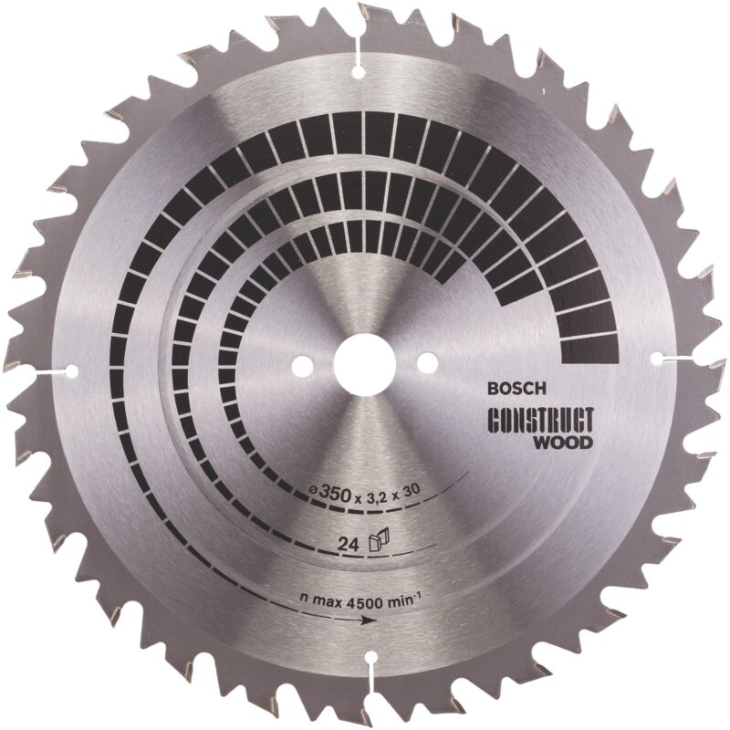 Bosch - Lame pour scie circulaire d. ext. 350 mm nombre de dents 24 wz ( 4000815459 )
