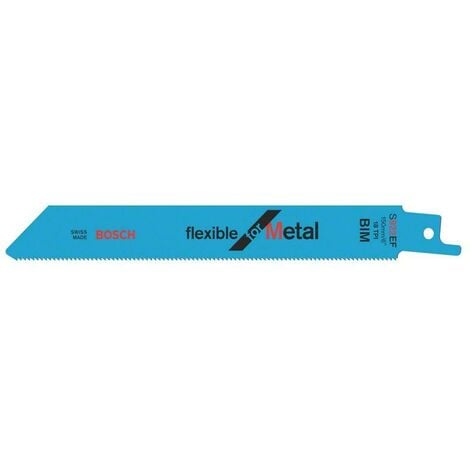 BOSCH 25 pièce sabre lame de scie S 1122 EF Flexible for Metal