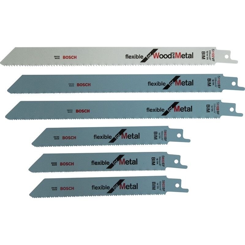 Bosch Set 5 Lames Métal