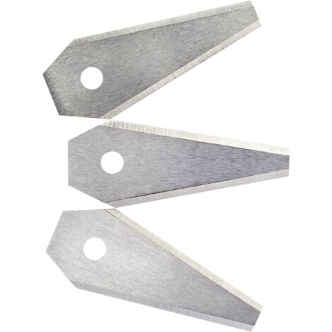 Bosch – Lames pour tondeuse robot Indego – Acier inoxydable affûté – Lot de 3 pièces – Coupe rapide et efficace – F016800321