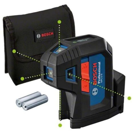 BOSCH Laser auto 5 points portee 30 m vert GPL5G - 0601066P00