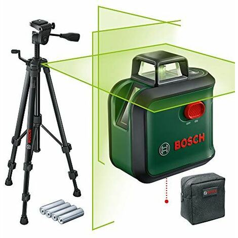 Bosch laser lignes AdvancedLevel 360 Set (ligne laser horizontale sur 360°, deux ligne...