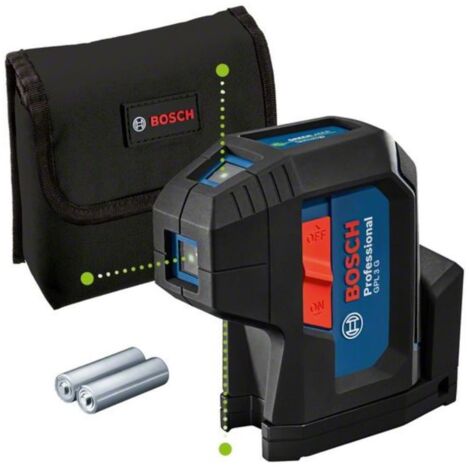 Bosch Vert PCL 20 Set Niveau laser croix avec function fil à plomb