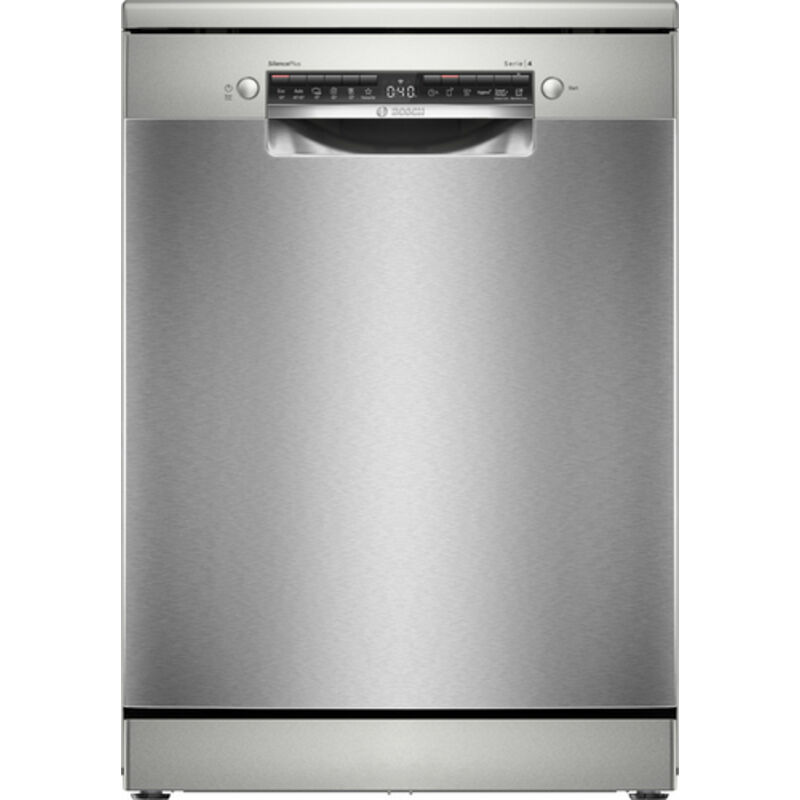 Bosch Serie 4 SMS4HMI05E Lavastoviglie Libera Installazione 14 Coperti Classe D (Acciao Spazzolato)