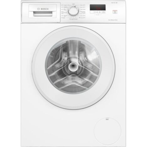 Bosch – Lave-linge frontal 7 kg – Essorage 1400 tours/minute – Moteur EcoSilence Drive – 15 programmes – Dimensions H 84,8 cm x L 59,8 cm x P 63,2 cm - WGE02406FR