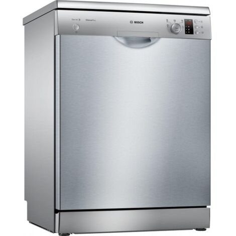 Bosch – Lave-vaisselle 12 couverts – SMS25AI05E – Acier inoxydable – 5 programmes – Moteur EcoSilence Drive 48 dB – Classe E – 84,5 cm hauteur