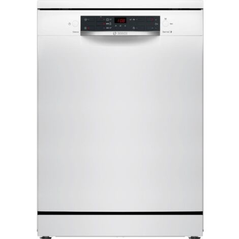 Bosch – Lave-vaisselle 60cm pose-libre – 12 couverts – Classe énergétique E – Moteur EcoSilence Drive – Technologie ActiveWater - SMS25AW10F