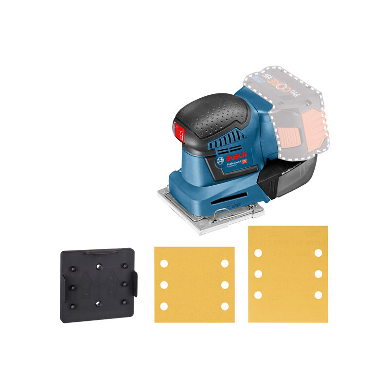 

BOSCH 06019D0200 Lijadora orbital a batería GSS 18V-10