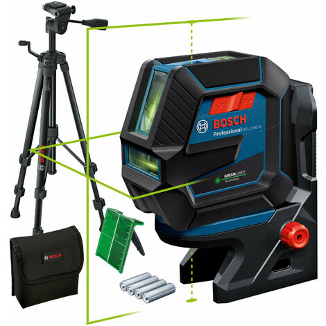 BOSCH PROFESSIONAL Bosch Linienlaser GCL 2-50 G, Baustativ, Zubehör, Tasche