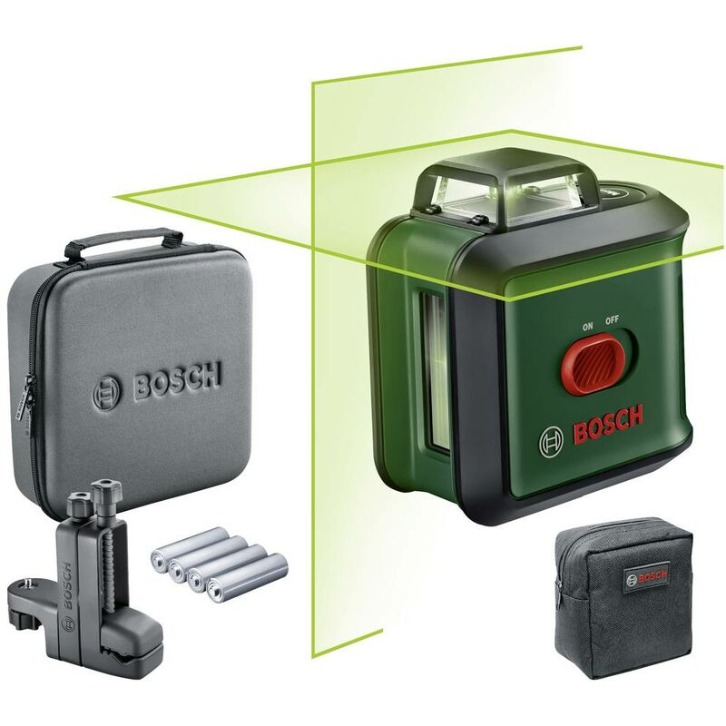 Image of Home and Garden UniversalLevel 360 Laser a croce autolivellante, incl. custodia Raggio di azione (max.): 12 m - Bosch