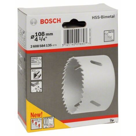 Bosch Lochsäge HSS-Bimetall für Standardadapter 108 mm, 4 1/4"