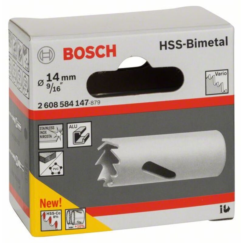 Bosch - Lochsäge HSS-Bimetall für Standardadapter 14 mm 9/16