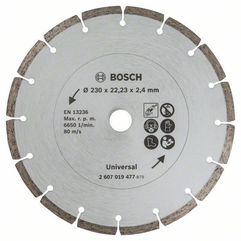 Disque Diamant pour Meuleuse 230 mm 2607019477 Bosch - vue 3