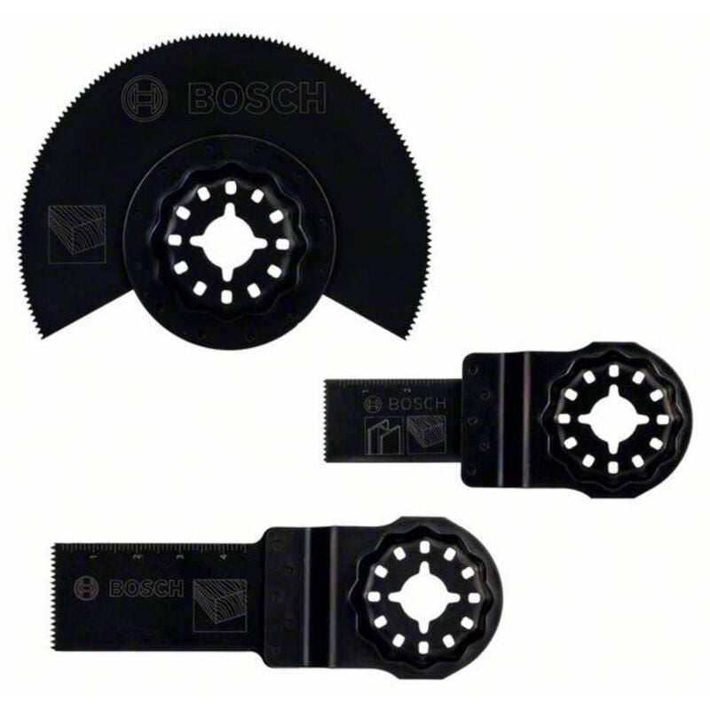 Set d'accessoires pour outils multifonctions, 3 pcs Bosch Accessories 2607017323 n/a