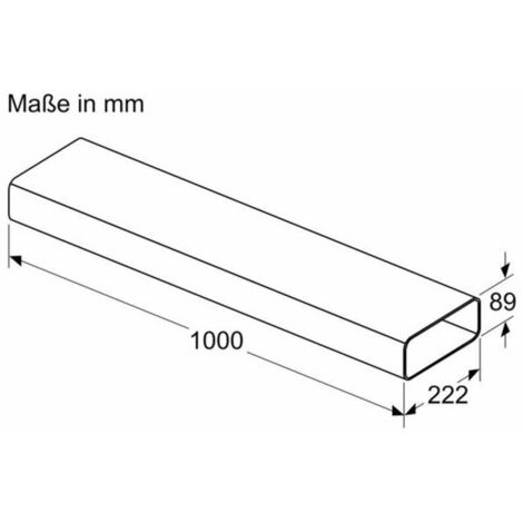 Bosch - luchtafvoer plat - 1000mm - 17005345 - 4242005253821