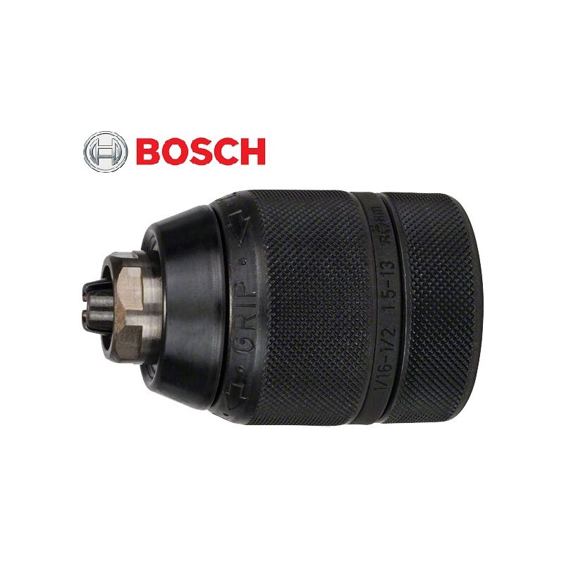 Image of Bosch - mandrino autoserrante in acciaio per punte da 1.5-13 mm con attacco 12-20