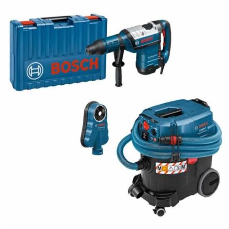 Bosch Maschinen-Set Bohrhammer GBH 8-45 DV + Industriesauger GAS 35 M AFC + GDE 68
