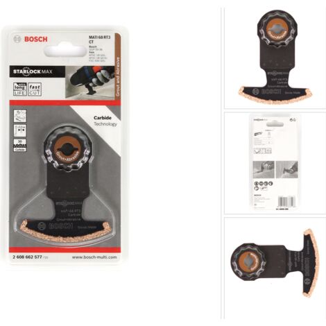 Bosch MATI 68 RT3 Lame segment à concrétion carbure Starlock Max ( 2608662577 )