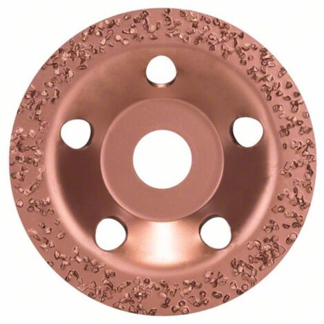 Disque Abrasif Bombé EDMA Au Carbure - Grain Fin 36 - 125 Mm X 22,5 Mm - Neuf