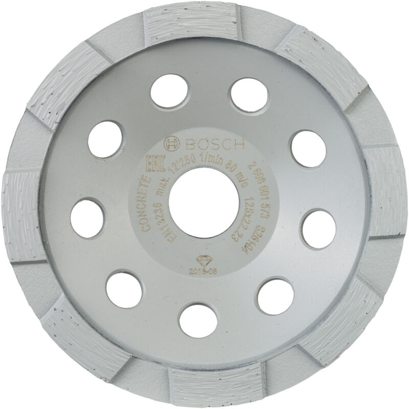 Bosch - 2608601573 Meules Diamant Standard for Concrete (pour Béton, 125 x 22,23 x 5 mm, Accessoires Meuleuse Angulaire)